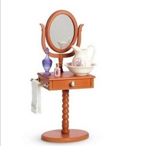 American Girl Vanity set with accessories